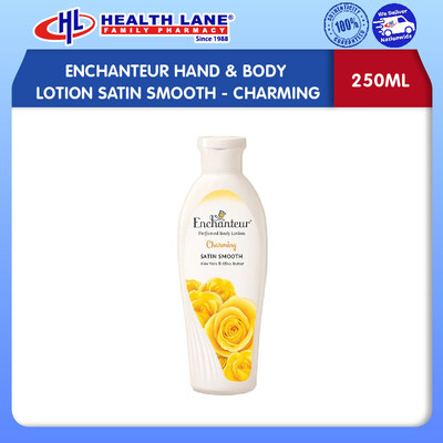 ENCHANTEUR HAND & BODY LOSYEN SATIN SMOOTH- CHARMING (250ML)